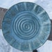 Serving Platter 12 inches Wide - Flower Shaped - Carved and Handmade Pottery by The Wheel and I