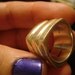 Chunky Rounded Square Sterling Ring Magnificant