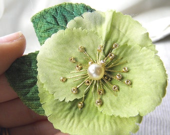 Pistachio Poppy Corsage