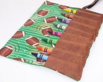 Crayon Roll - FOOTBALL Crayon Roll Up