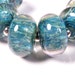 Rainy Kaleidoscope - BBGLASSART - Lampwork Boro Beads