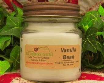 VANILLA BEAN CANDLE - Highly Scented