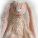 Melody OOAK artist bear rabbit COMPLETE KIT and pattern by Jenny Lee of jennylovesbenny bears PDF