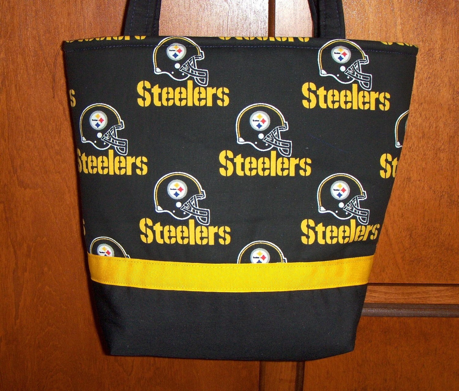 Pittsburgh Steelers purse/tote bag handmade