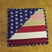 Patriotic mini quilt potholder