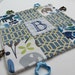 Baby Boy Lovey with Custom Hand Embroidery and Knotties by Dolce Dreams