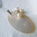 Mother Of Pearl Necklace Pearls Antique Chinese Gaming Chip Marker Jewelry