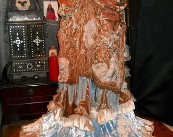 Custom Bespoke Silk Velvet Bustle Belt