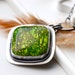 20% OFF SALE- Use Coupon Code WINTER2011-Green December Necklace - Handmade in Sterling Silver and Variscite