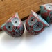 RESERVED LISTING - Handmade Polymer Clay Owl Bead