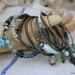 Ocean 4 - Bangle Stack - set of 10 Bangles - mermaid gypsy bracelets
