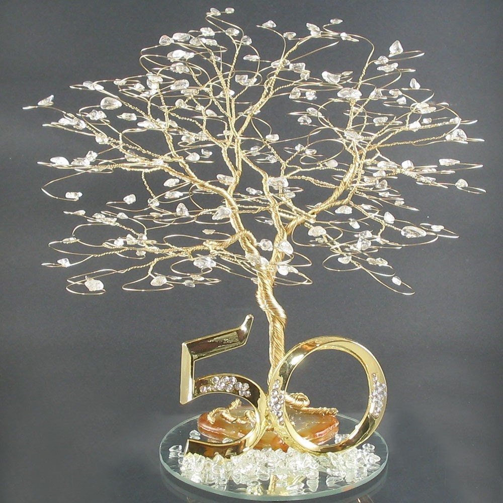 50th Anniversary Cake Topper or Centerpiece