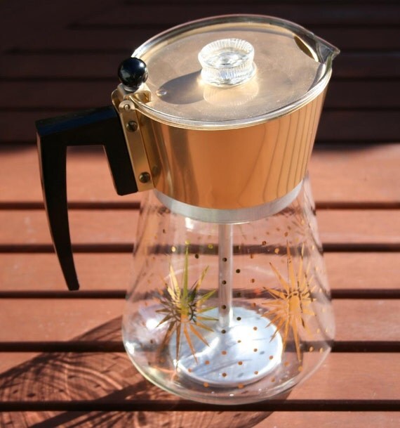 Vintage Glass Coffee Pot