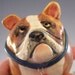 Bulldog Vase - Handbuilt ceramic