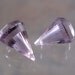 SALE - Pink Amethyst Chandelier Drops - Matched Pair - 6.00
