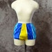 1960s Bloomers shorts blue Yellow stripe 60s bloomers