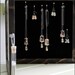 Hanging Jewelry Box from Retro Cedar RECORD FRAMES with Glass UNCORKED