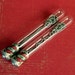 His N Hers TATTOO HEART Cork Necklaces PERSONALIZED In Test Tube