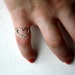 Handmade Petite Sterling Silver Heart Pinky Ring