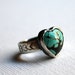 Hearts and More Hearts - Handmade Turquoise Heart Ring