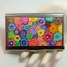Colorful Millefiori Floral Polymer Clay Embellished Business Card Case