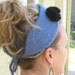 Knit Felted Headband AND Flower Pattern PDF - Kiwi and Company's Sweet Pea Knit Headband - EASY