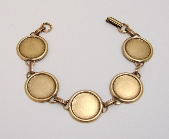 Bracelet Blanks SHINY GOLDEN Brass Ox Link by ThePerfectBead