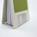 Floppy Disk Mini Notebook White and Green Polka Dot