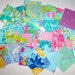 Wonderful Assortment 25 squares of Lilly Pulitzer 100 percent Cotton Fabric 6 inch by 6 inch squares Lot 3