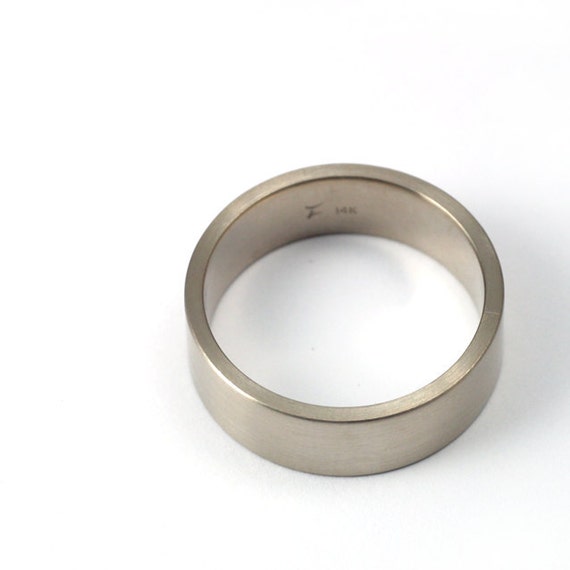 White Gold Wedding Ring - Seamless