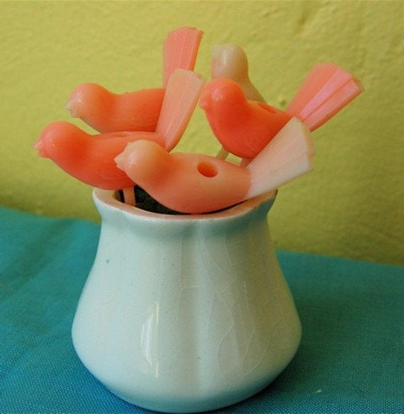 Vintage Birthday Cake Candle Holders Sparrows