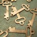 Key Charms - Copper Vintage (12)