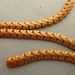 Reserved - Heavy Ornate Snake Chain - Vintage Brass 23" Necklace