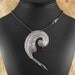Bloody Writer Silver Necklace - The Striving Writer's Quill by COGnitive Creations