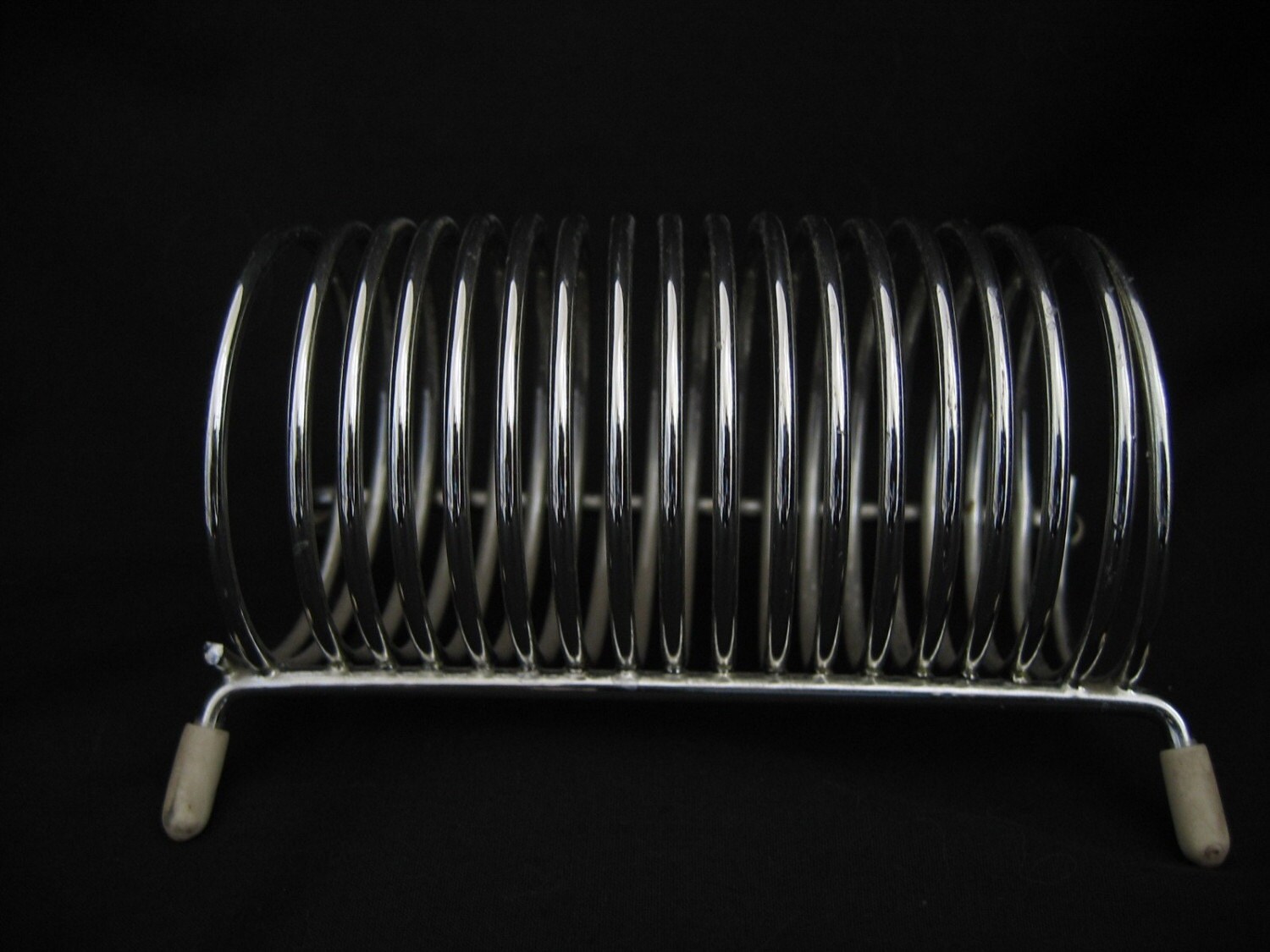 Vintage Spiral Metal Letter Holder Slotted Desk by Kimaroo on Etsy