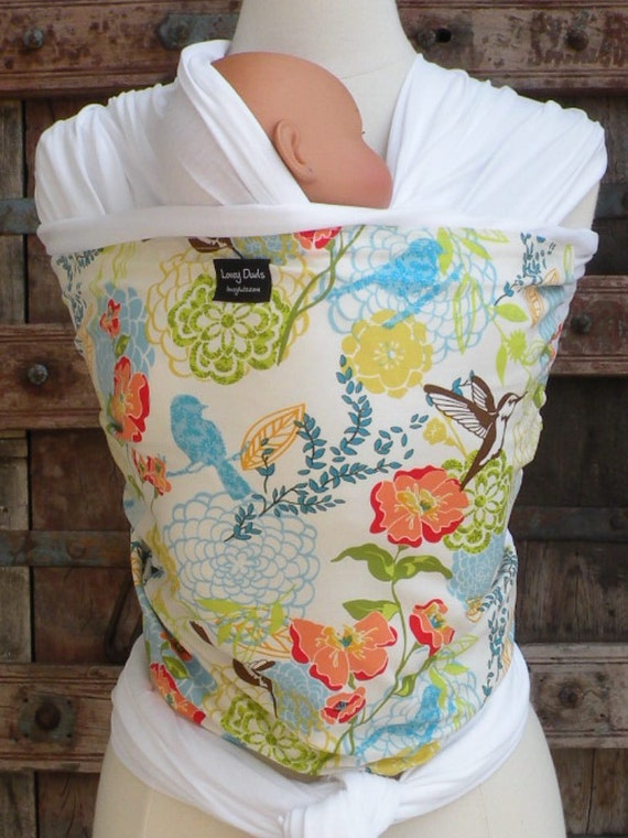 ORGANIC COTTON Baby WrapSpring FlingDvD by loveyduds on Etsy