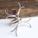 DOLLAR DAZE Handmade Spider Like Ring Base Metal Silver, Ring, Silver Ring, Gift