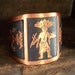 REDUCED Vintage Native American Bell Copper Cuff, ETsy Jewelry, Vintage