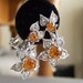 Bogoff Rhinestone Earrings-- Clip Ons, Earrings, Etsy Jewelry, Jewelry, Vintage Earrings, Vintage, Gift