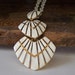REDUCED Etsy Vintage, Vintage 60s Mod White and Gold Necklace, Etsy Jewelry, Vintage Enamel Necklace, Gift, Jewelry, Mad Men Necklace