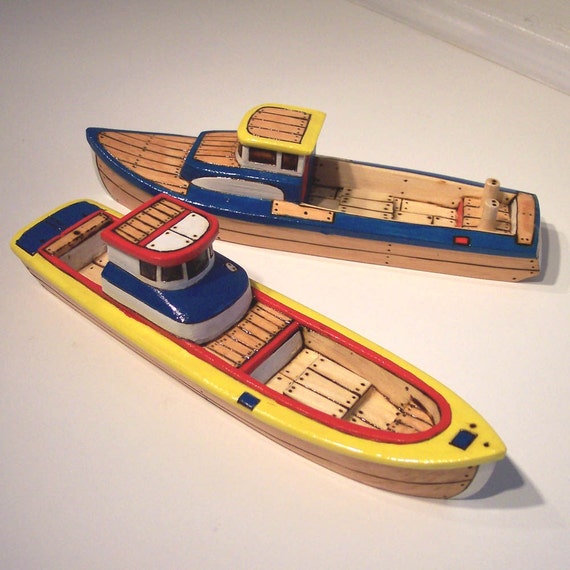 The Haftig and the Cape Toy Wooden Boats