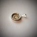 Sterling Silver Antique Typewriter Key Pendant - your choice of key