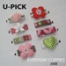 JULY SPECIAL..U-Pick 3 No-Slip Mini Baby Snap Clips....ONLY .99 CENTS SHIPPING RATE...