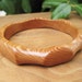 Lace Wood Bangle - Funky Grain and Shape - Light - Wooden - Canada - Natural Jewelery - Canada - Earthy - In-Bloom - Large - Plus Size