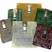 RECYCLED CIRCUIT BOARD MAGNETIC GEEKERY CLIPBOARDS FOR POST-IT NOTES for FRIDGE home office or school pkg 3