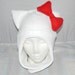 Hello Kitty Cat fleece Hat Earflap Velcro closure Red Bow Beanie Animal Anime Lolita Cosplay Skiing Snowboarding Gothic Punk AVIATOR