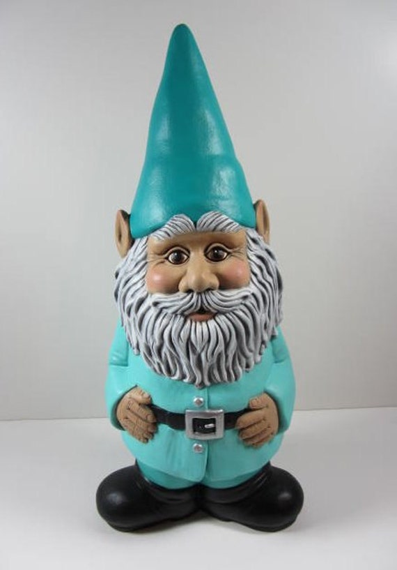 Ceramic Gnome Statue Yard art large garden gnome figurine