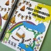 The First Storybook of Numbers recycled book journal, hardcover