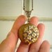 Wildflower Cottage Chic Locket Necklace