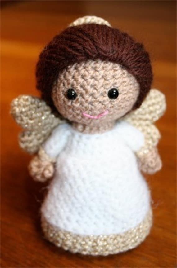 Crochet Pattern- Paz the little angel amigurumi doll